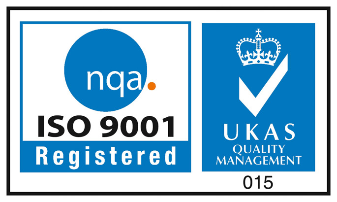 Logo ISO 9 UKAS per la WEB